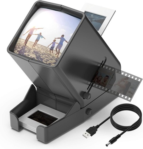 35mm slide and film - slide, viewer