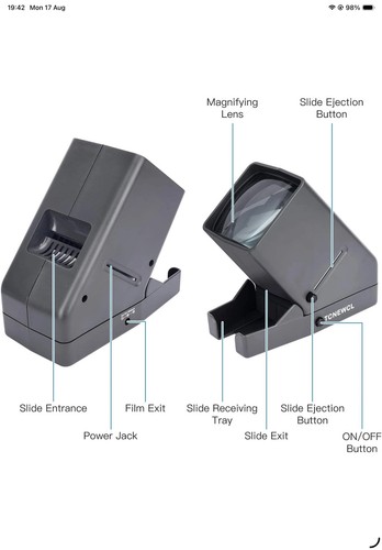 35mm slide and film viewer - slide, viewer,