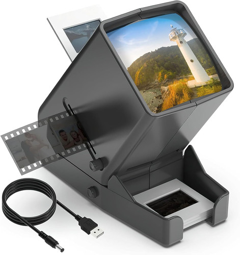 35mm slide and film viewer - and, 3x