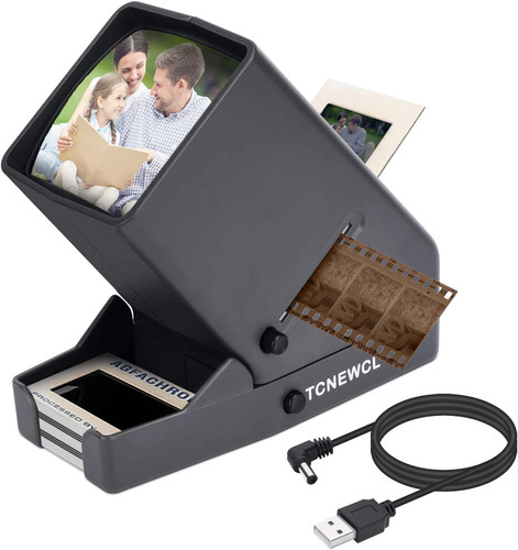 35mm slide and film viewer - and, 3x